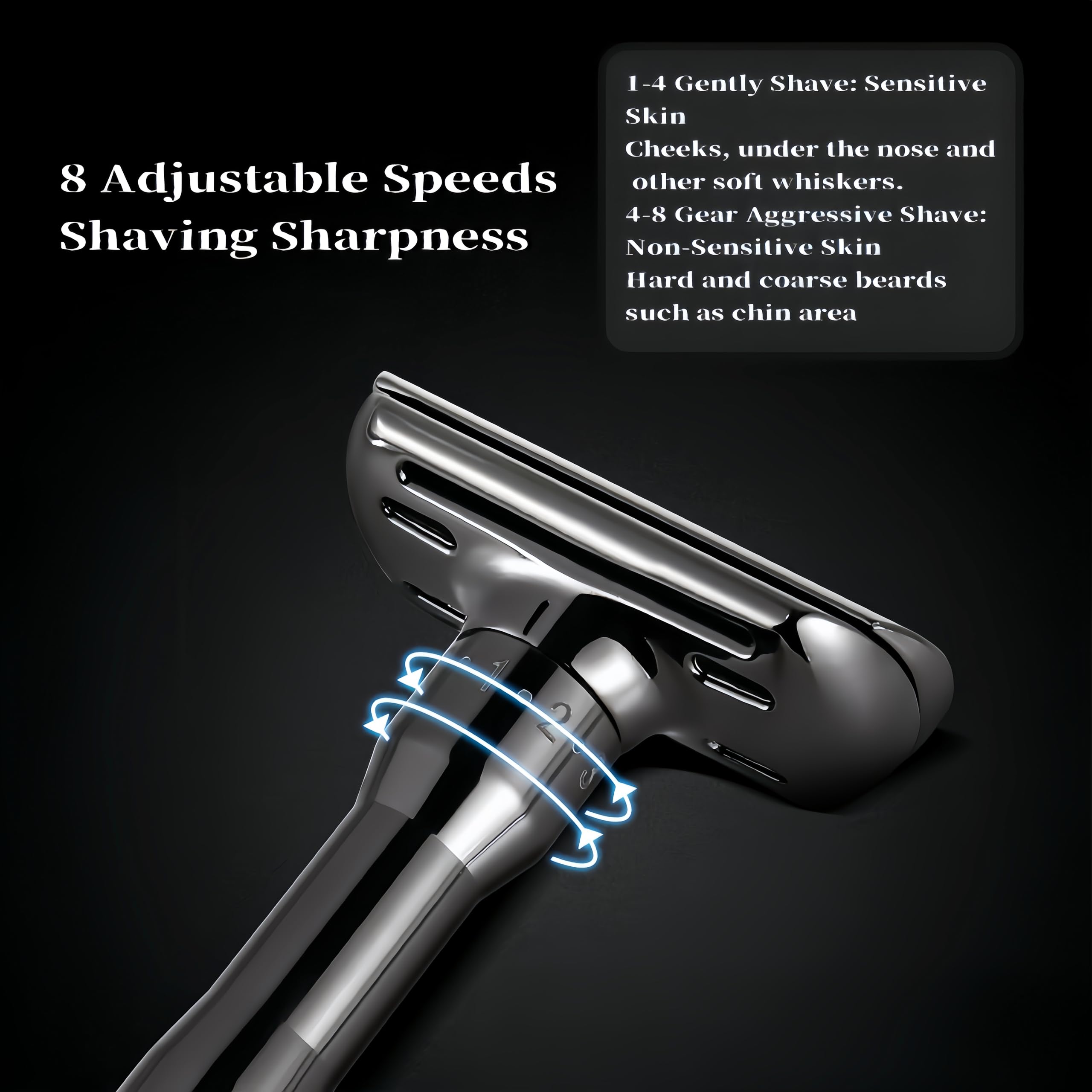 MenGate razor holder stand keeps your grooming area organized.