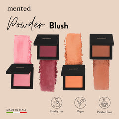 Mented Pinky Promise blush close-up showing true pink with gold shimmer for a fresh glow.