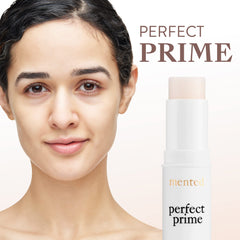 Mented Primer Stick delivers pore blur with soft-focus powders under makeup.