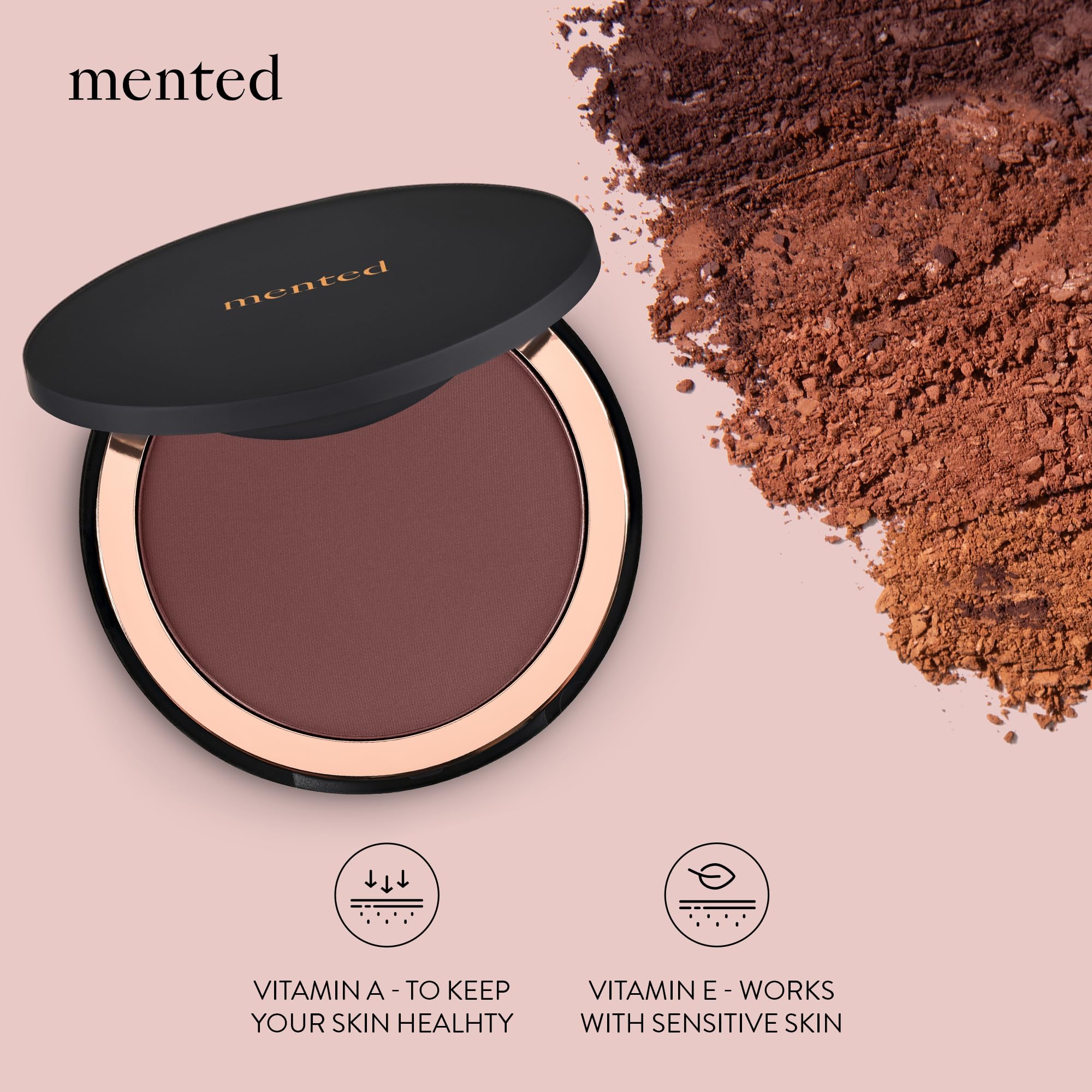 Mented Vacay bronzer palette four shades from Beach Bum to Out of Office