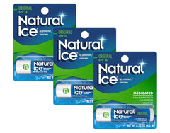 Mentholatum Natural Ice Lip Balm Original SPF 15 pack provides outdoor protection for the whole family.