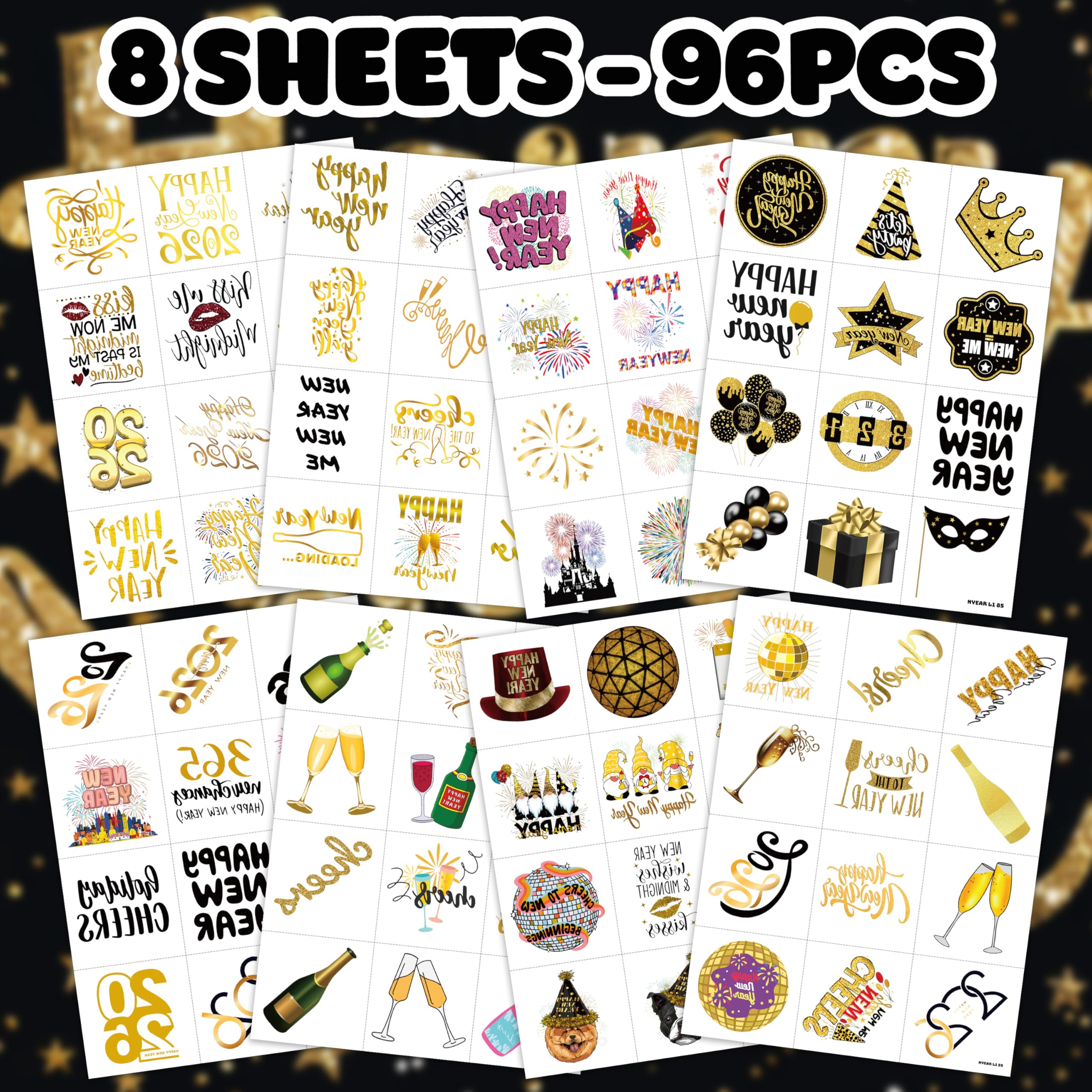 MeoIsDaBest HYE2026 tattoo sheet 03 offers cute designs suitable for gifts.