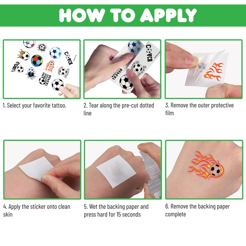 MeoIsDaBest school rewards using soccer-themed tattoos