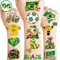 MeoIsDaBest Brazil tattoo sheets for effortless party planning and styling.