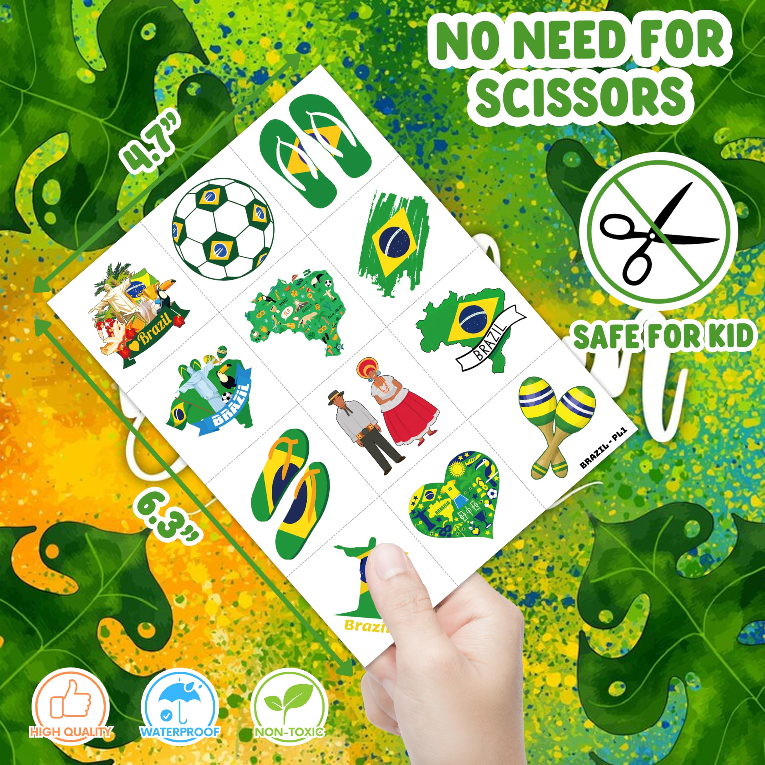 MeoIsDaBest party-favor tattoos provide quick fun for gift bags.