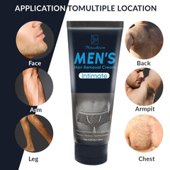 MEOLY Thrudove applying cream on arm shows easy, pain-free depilation prep