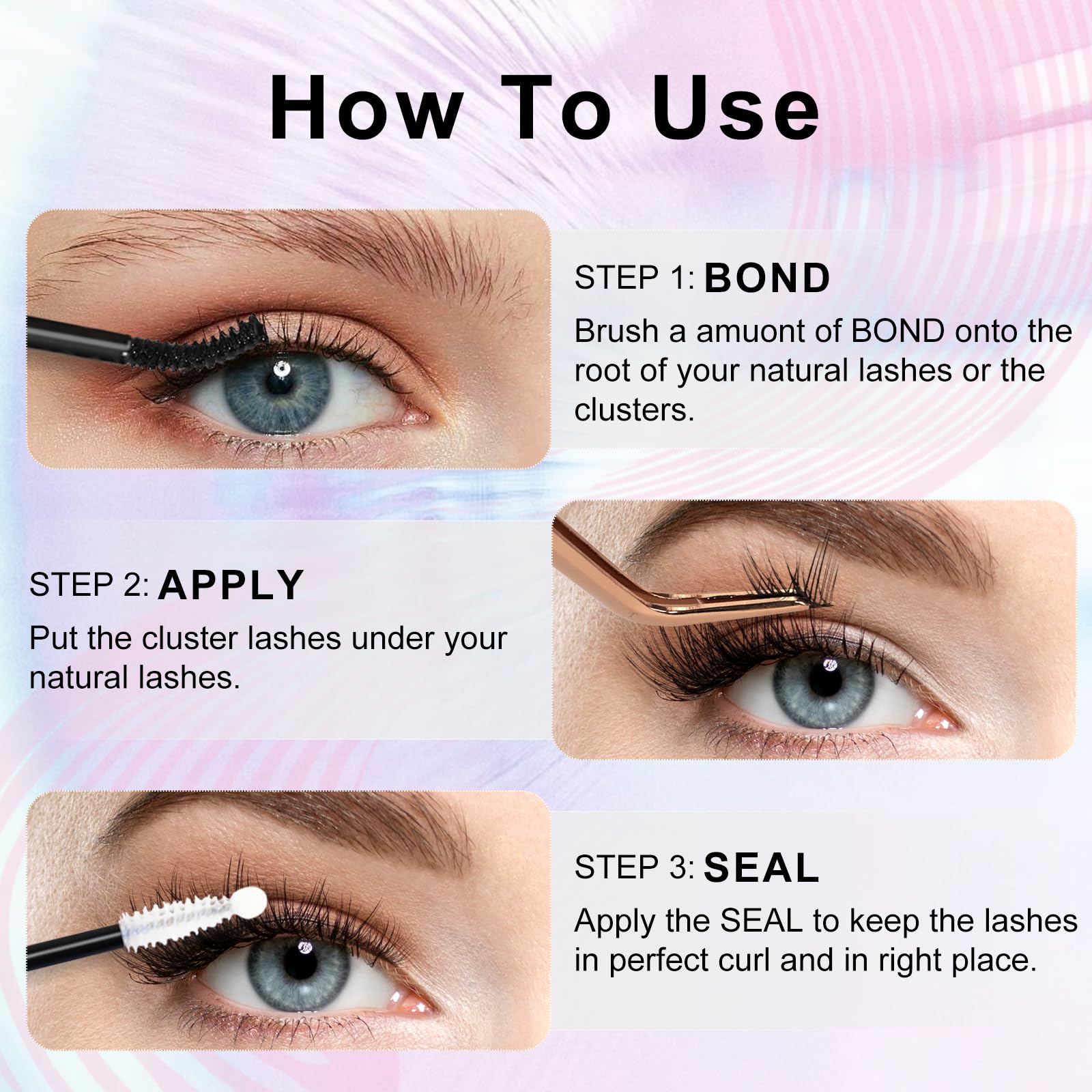 MERETON Lash Removal ease demonstrates simple removal with gentle remover.