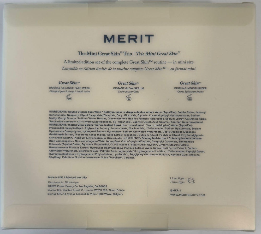 MERIT Mini Great Skin Trio Priming Moisturizer: lightweight hydration and makeup prep