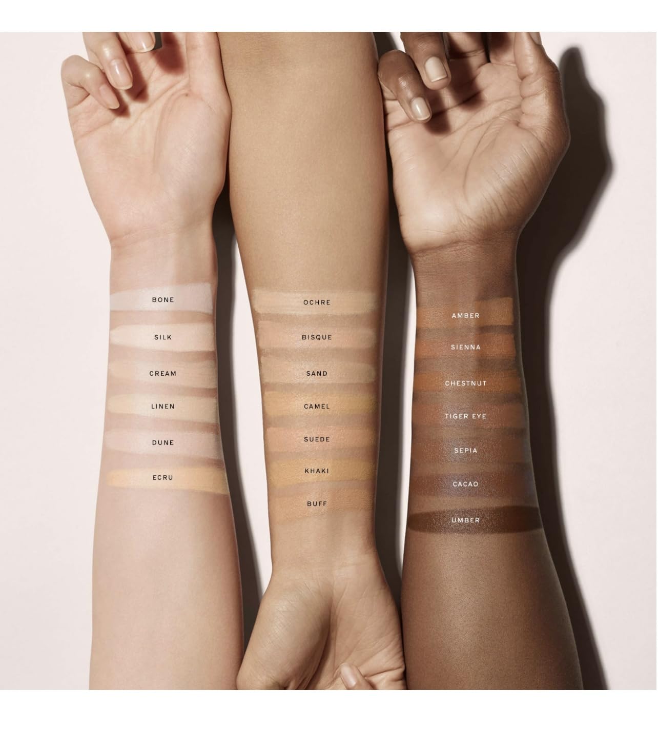 MERIT Minimalist Foundation Stick Camel natural finish with buildable coverage for daily wear.
