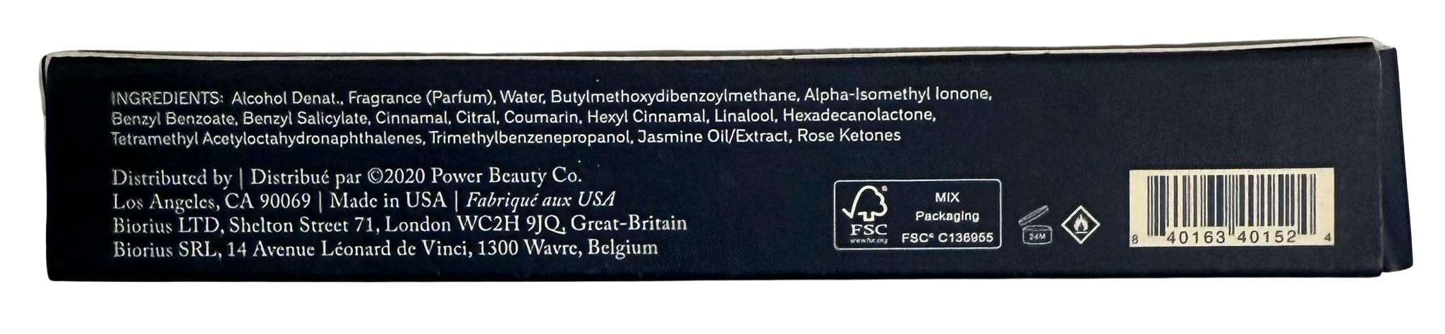 Merit Retrospect close-up of bottle reveals modernist design and premium materials.
