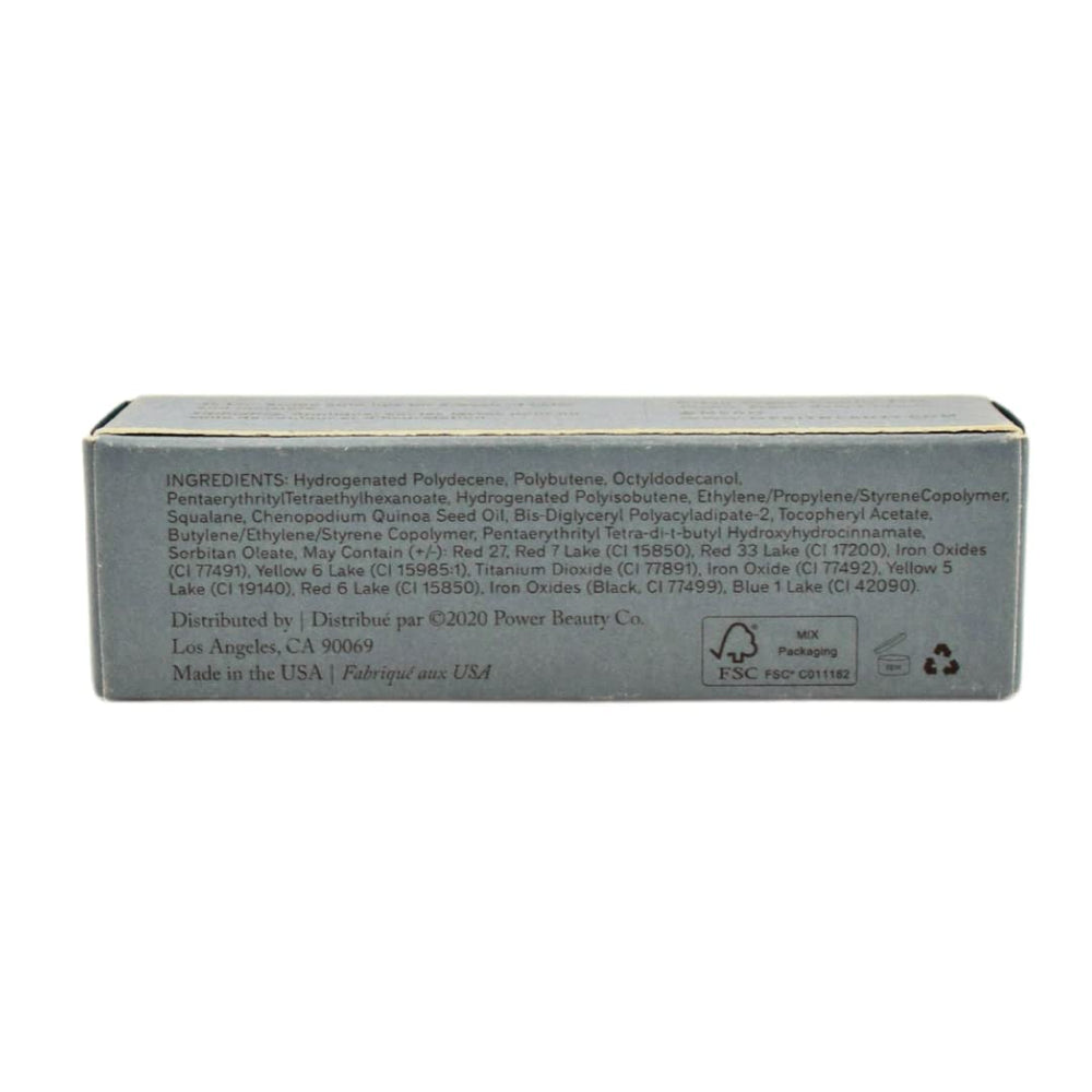 Merit Shade Slick Gelee Les Deux glossy finish on lips after application
