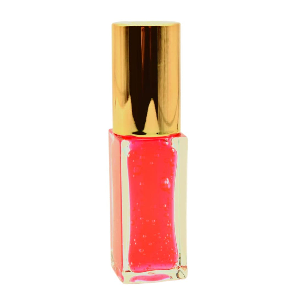 Merit Shade Slick Gelee Les Deux lips swatch reveals sheer color