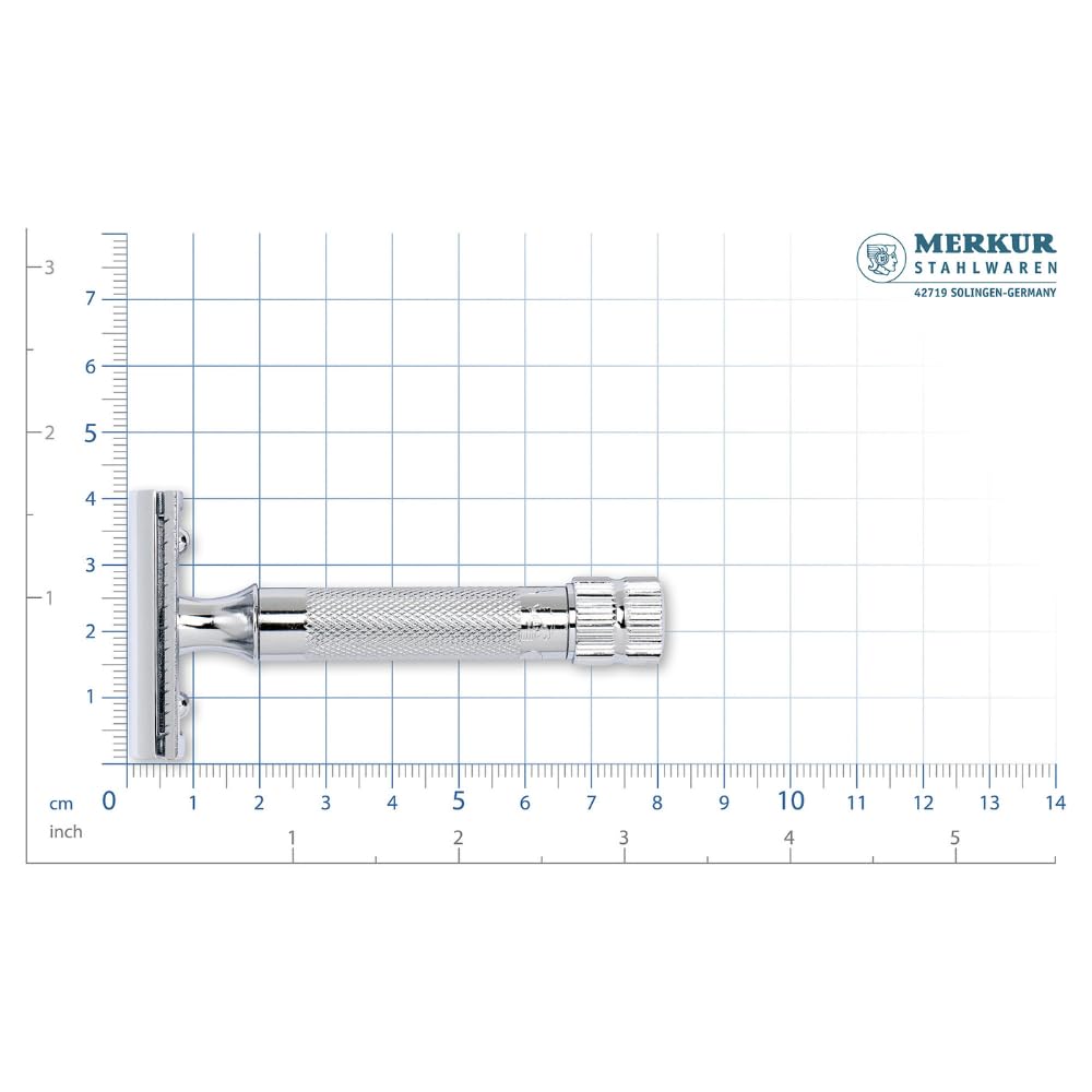 MERKUR 34C brass and zinc construction with sturdy handle