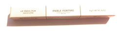 Merle Norman Lip Pencil Plus Spiced Sachet delivers long-lasting semi-matte color for defined lips.