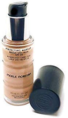 Merle Norman Perfecting Foundation Simply Beige bottle with satin finish for photo-ready skin
