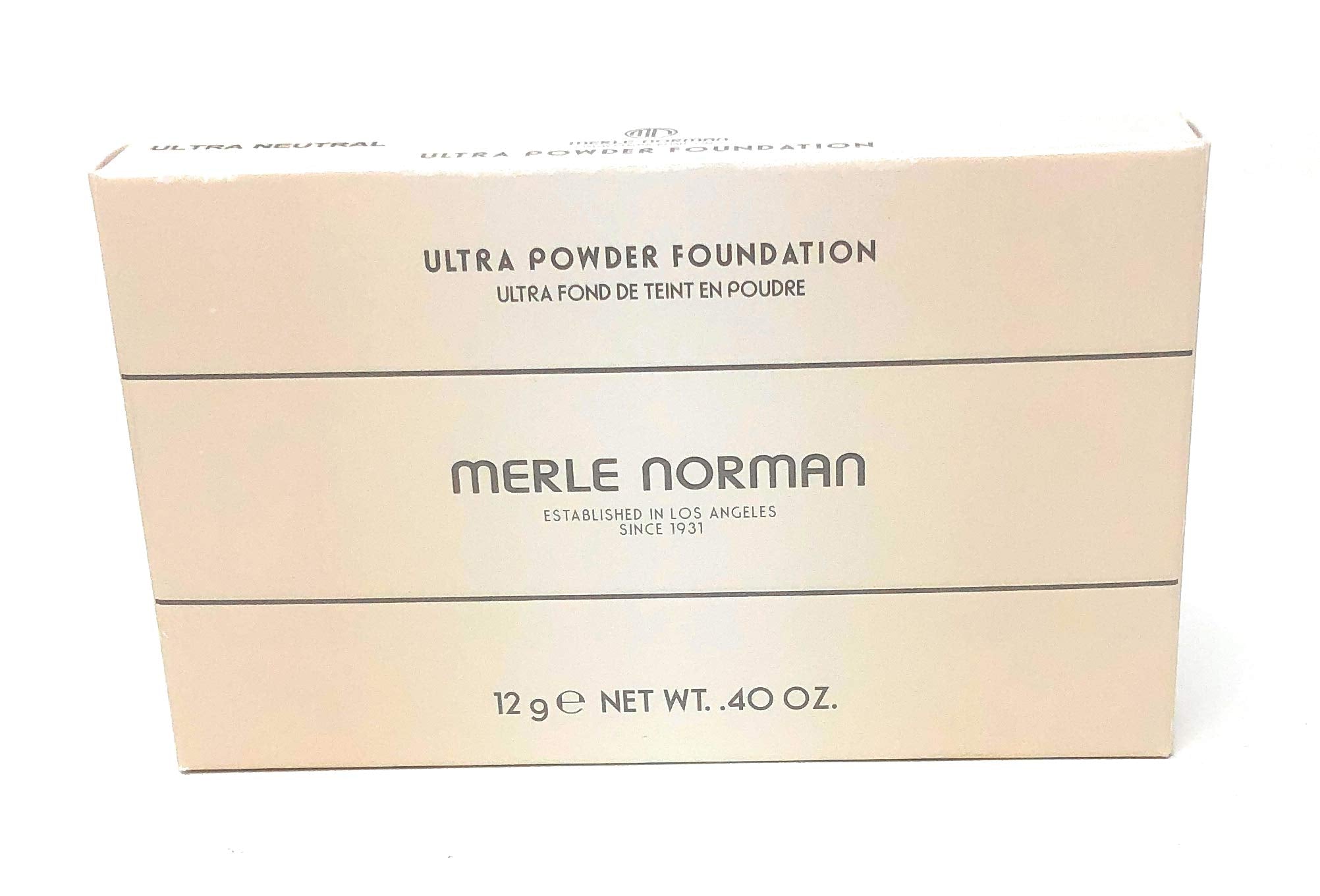 Merle Norman Ultra Neutral Ultra Powder Foundation being applied for a matte, long-lasting finish.