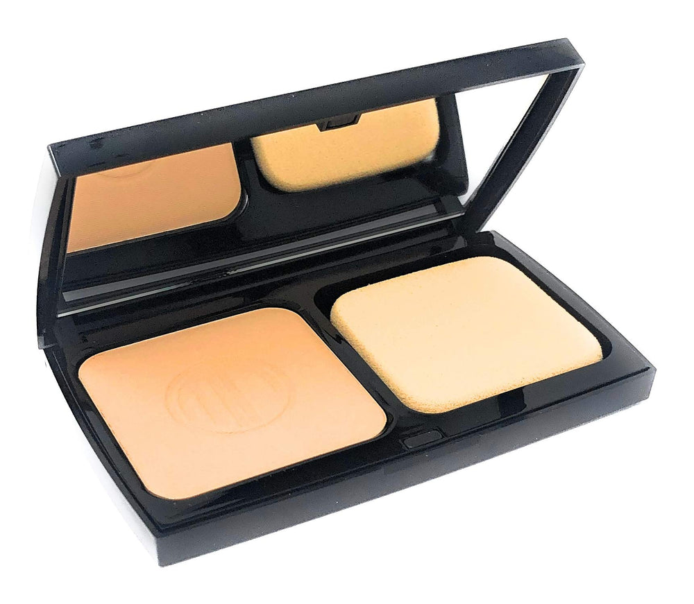 Merle Norman Ultra Powder Foundation Cream compact shows portable satin finish for on-the-go touch ups