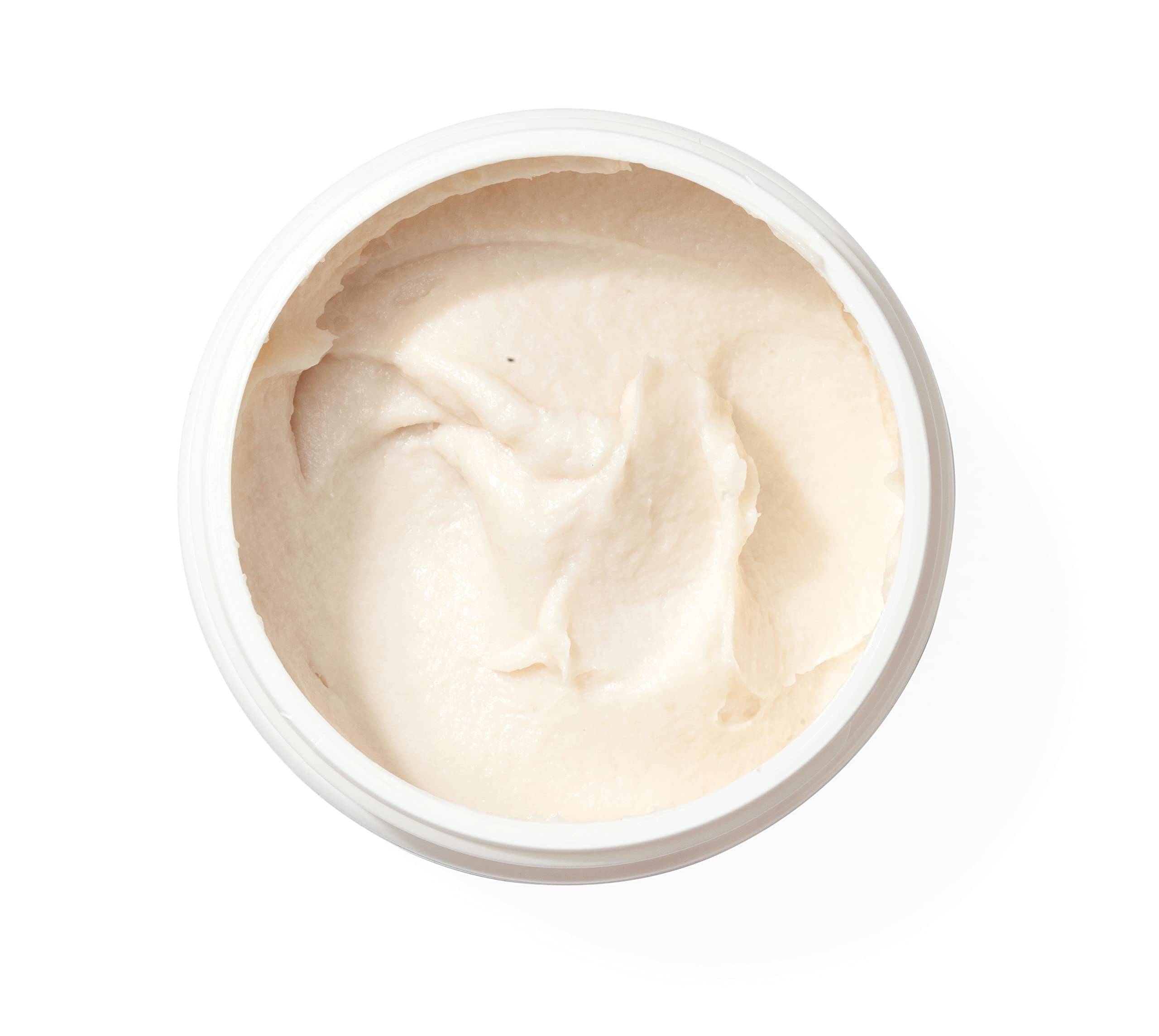 Merlot creamy texture next to a scoop demonstrates luxurious feel.