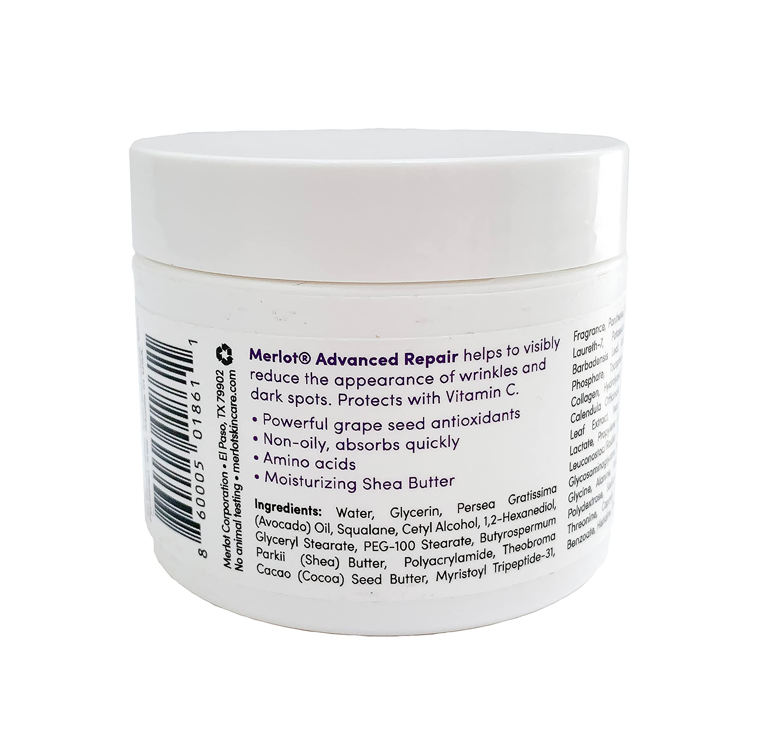 Merlot versatile eye cream suitable for all skin types.