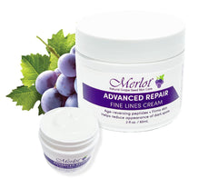 Merlot grape seed antioxidants boost skin protection and vitality.