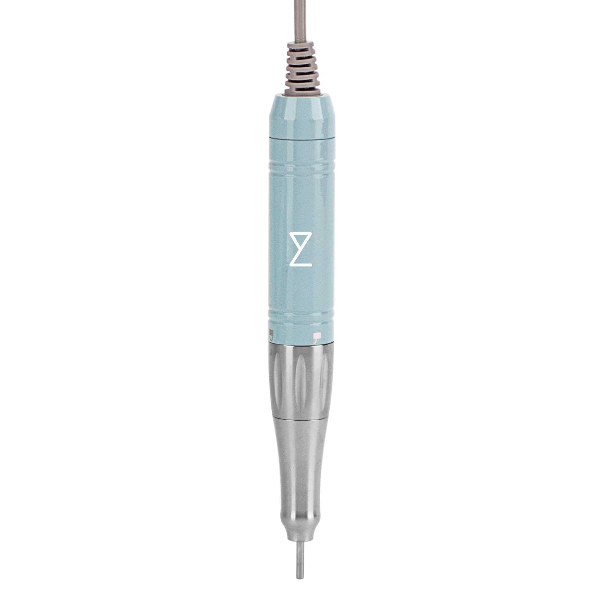 Mermaid coreless 35k rpm handpiece front view enables precise shaping.