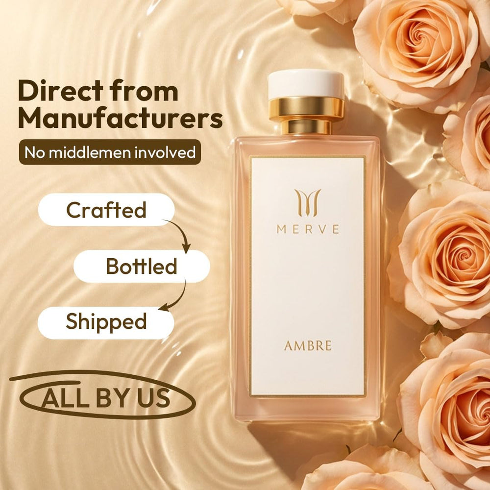 Merve Ambre vanilla caramel twist hints at creamy sweetness.