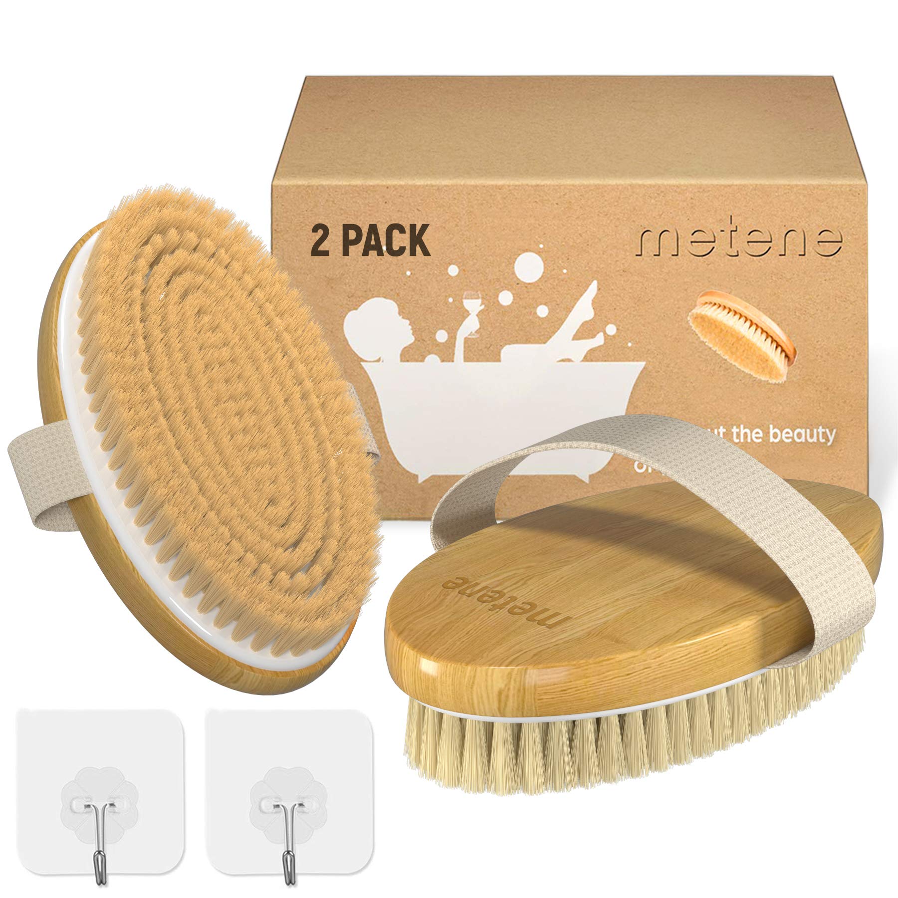 Metene 2-pack with hooks for travel-friendly and organized storage