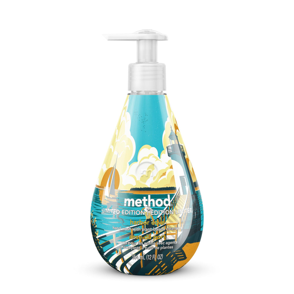 Method Harbor Cove Acadia foaming handwash bottle evokes ocean breeze while cleaning hands.