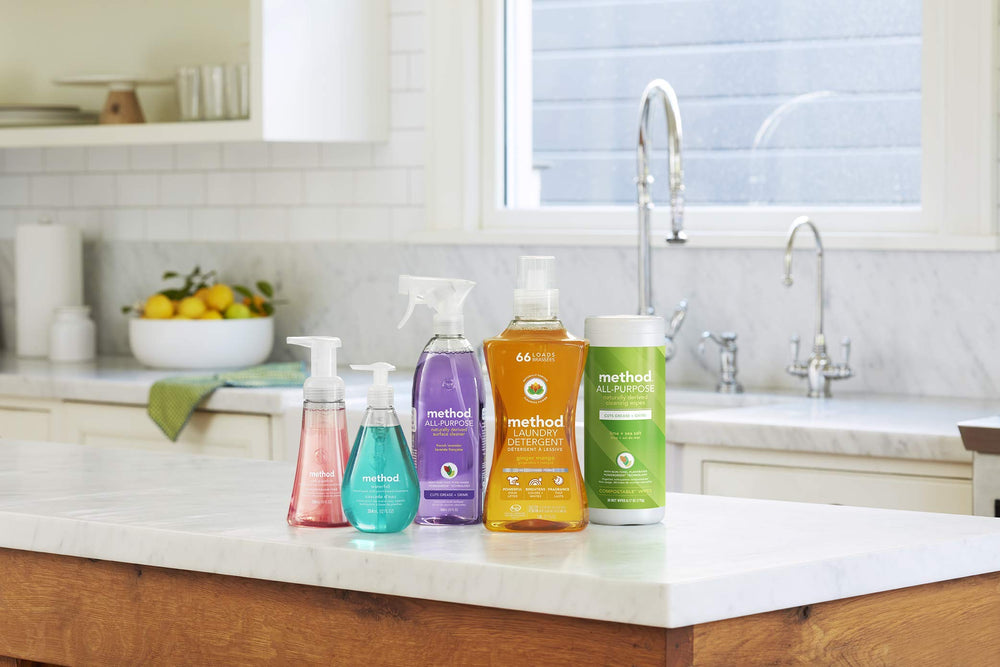 Method Berry Balance leaves skin moisturized with a berry fragrance.