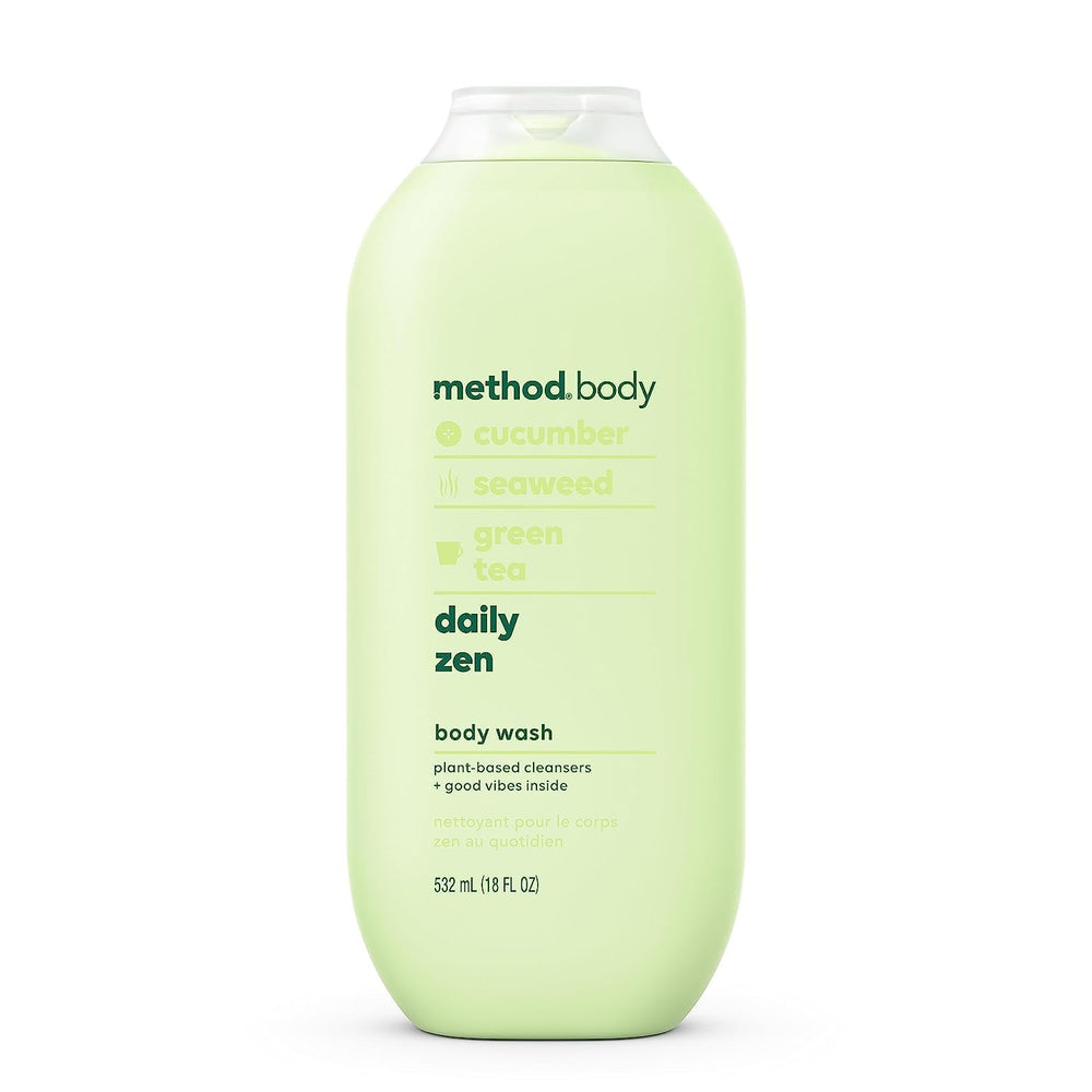 Method Body Lotion Pure Peace bottle delivers smooth skin and fresh scent.