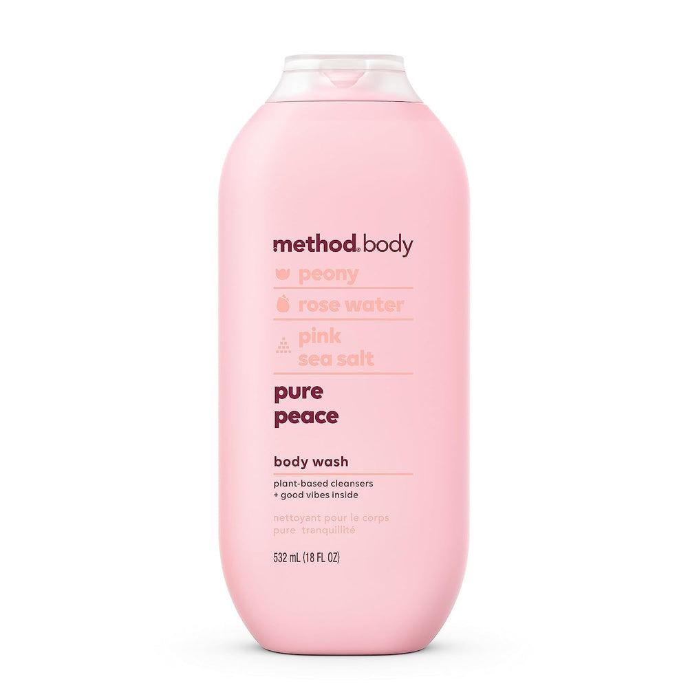 Method Body Lotion Simply Nourish bottle nourishes skin with plant-based moisture.