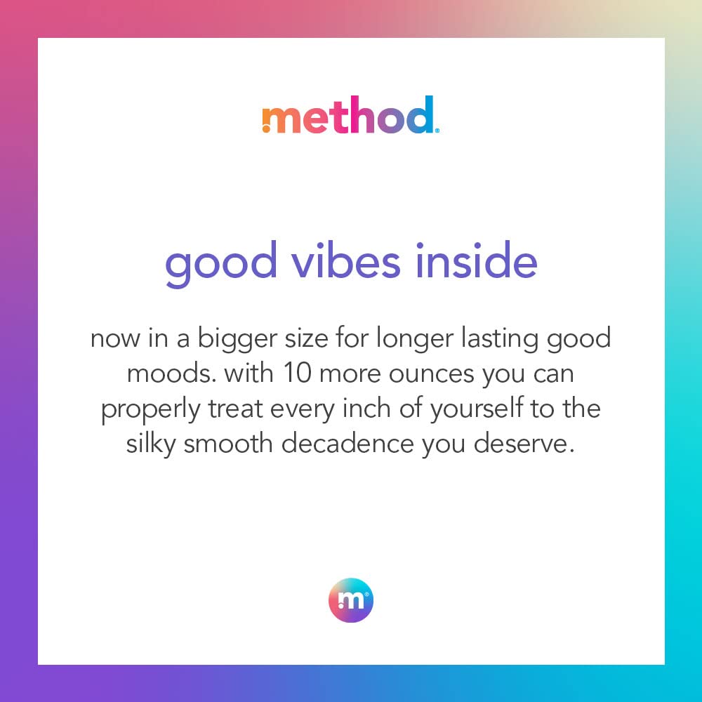 Method Simply Nourish label close-up shows vibrant color and design