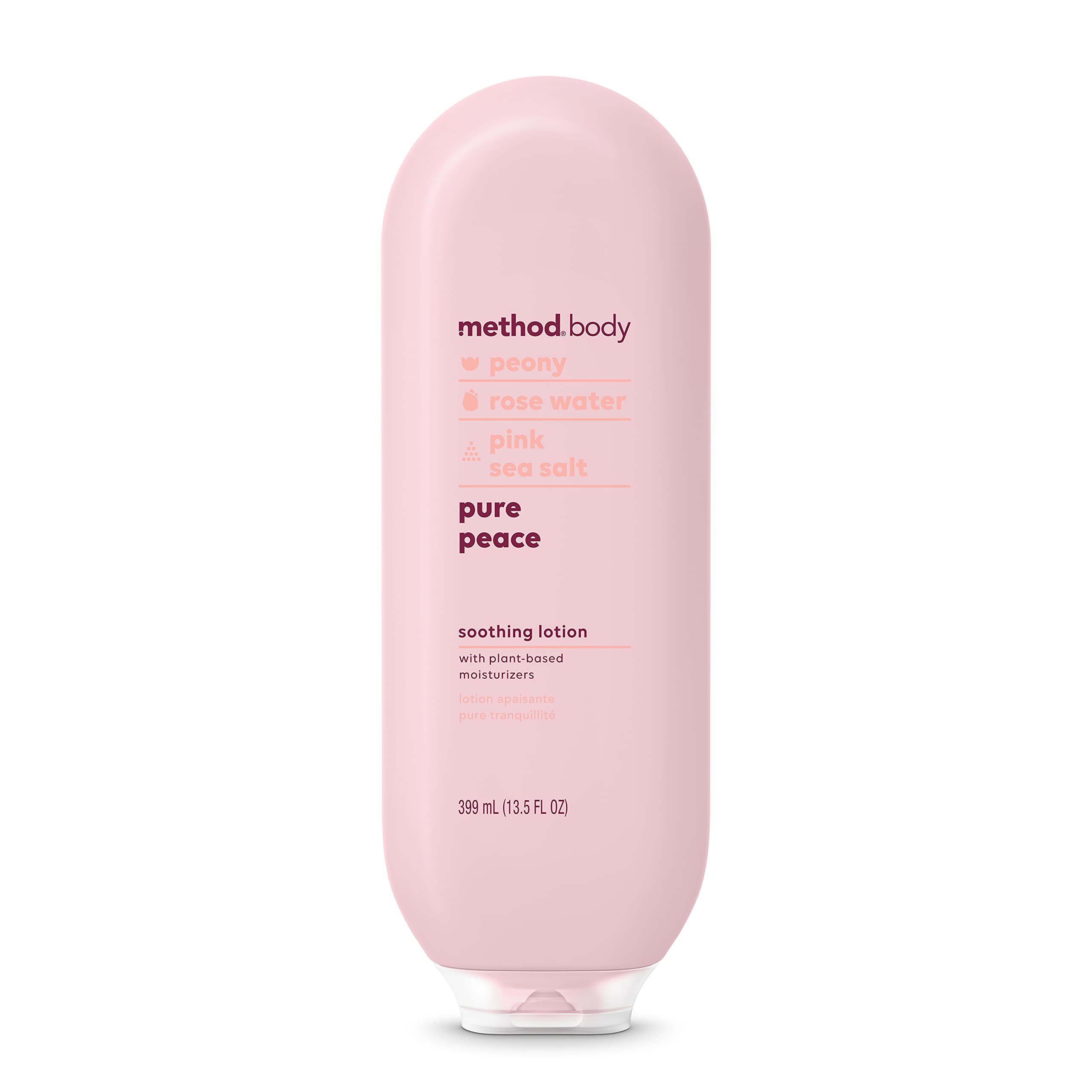 Method Daily Lotion Pure Peace bottle ready for all-day hydration.