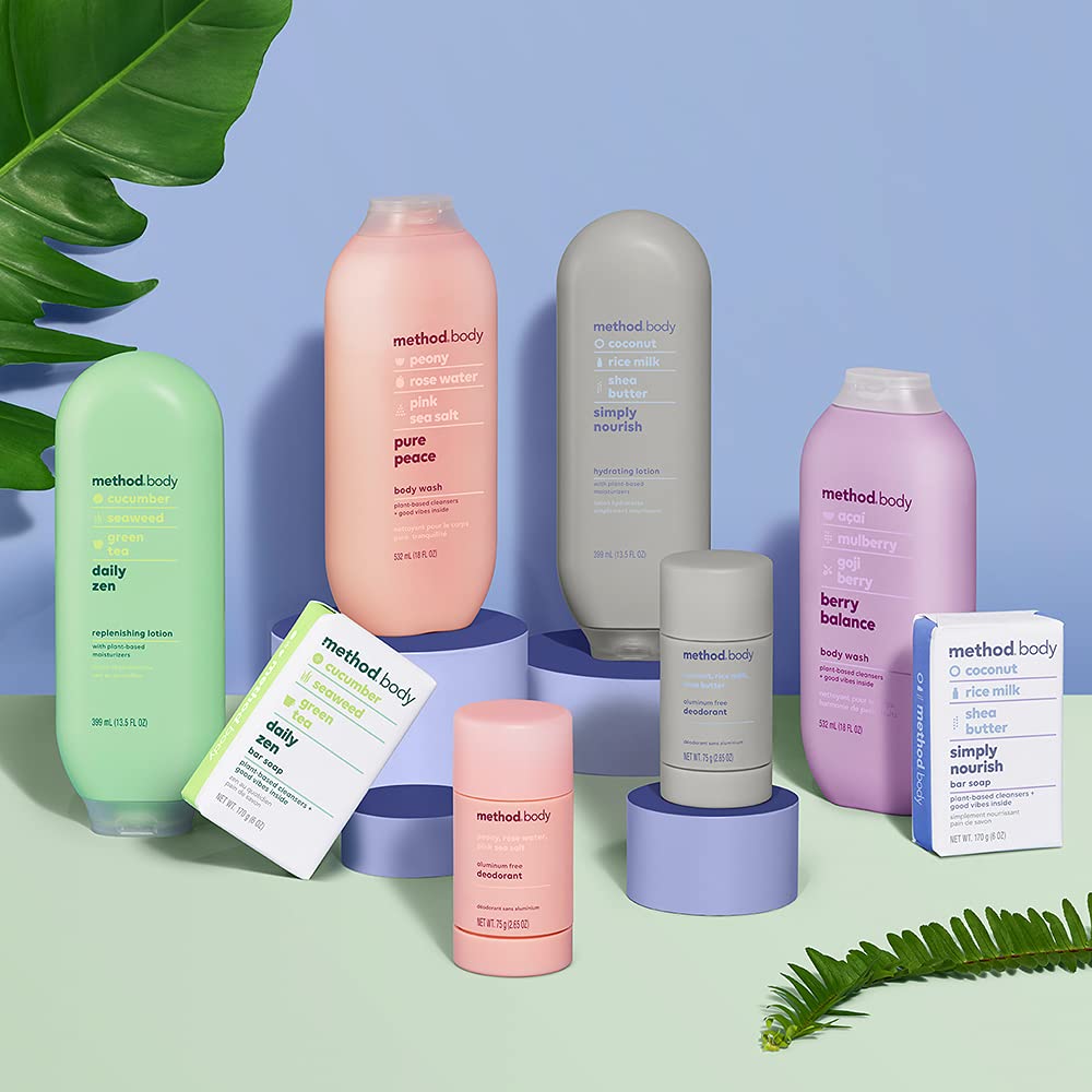 Method Daily Lotion Pure Peace fragrance profile and mood.