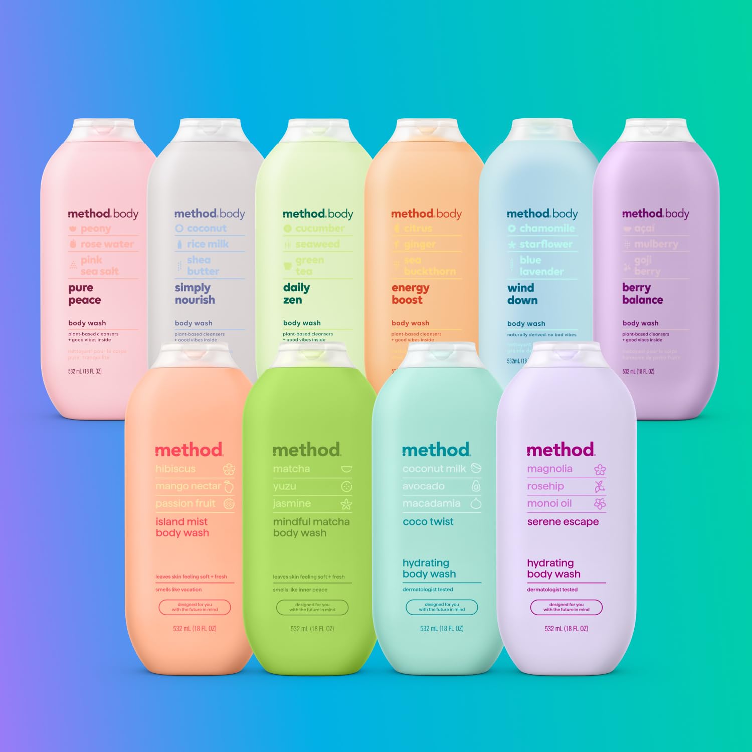 Method Daily Zen biodegradable formula suits sustainable habits