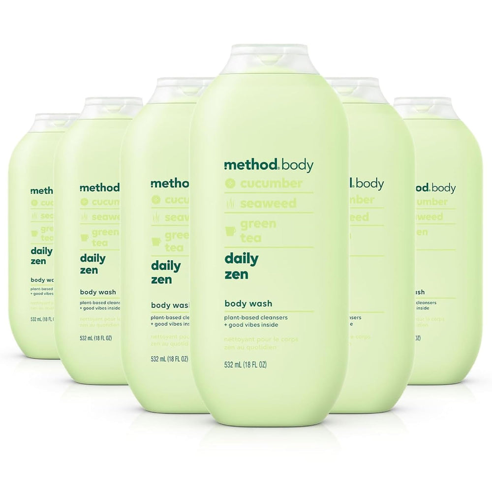 Method Daily Zen bottle on shelf suggesting refreshing cleanse