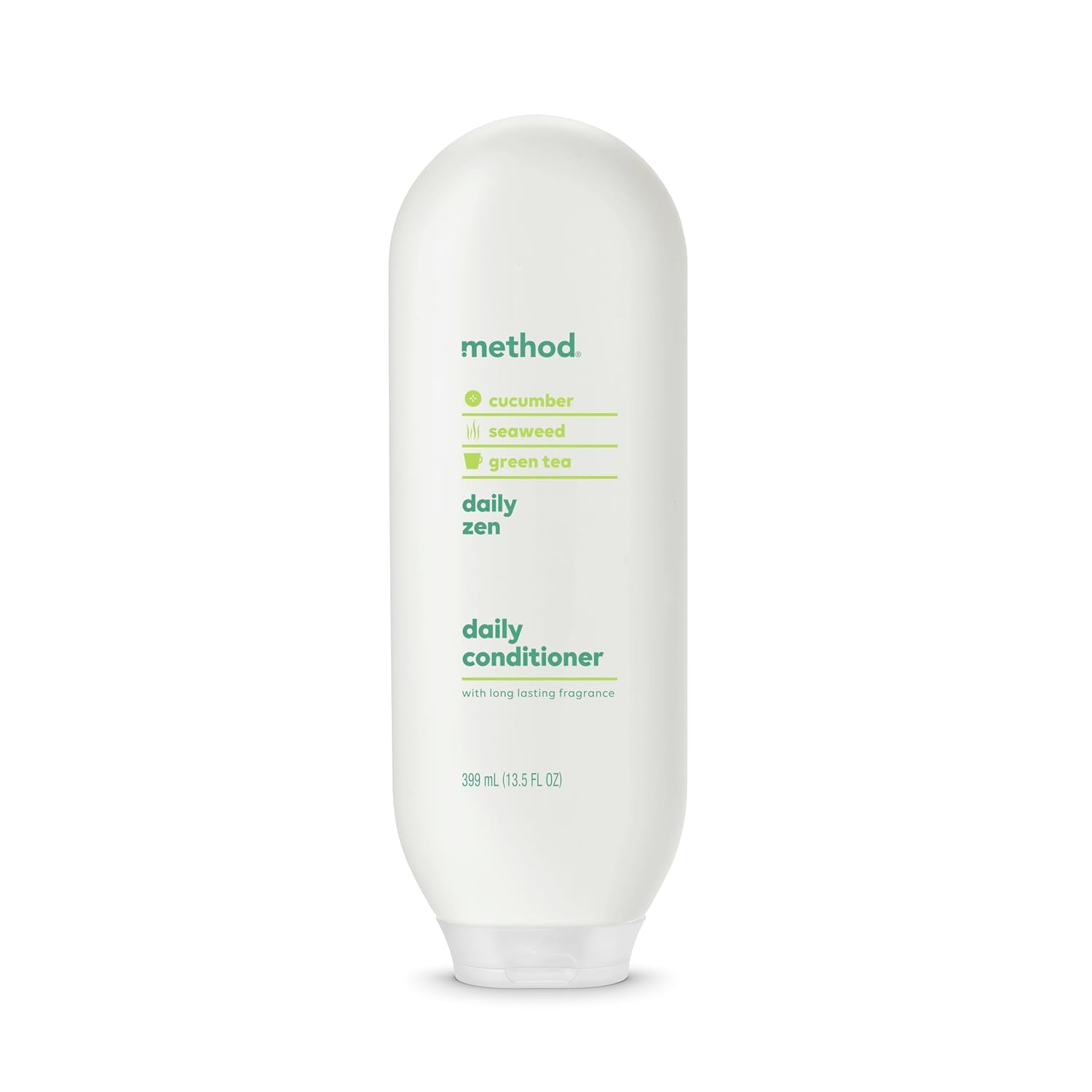 Method Daily Zen shampoo pour creating rich lather during wash