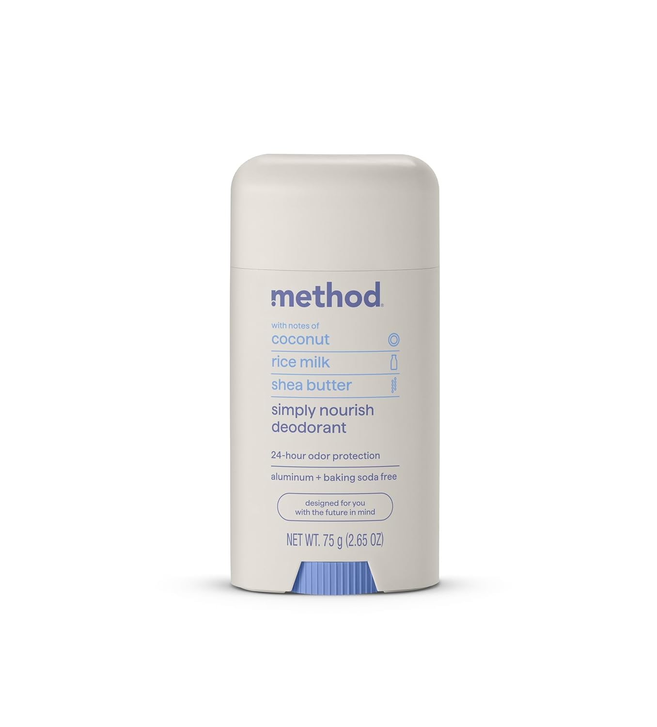 Method Simply Nourish coconut rice milk shea butter deodorant stick for daily freshness