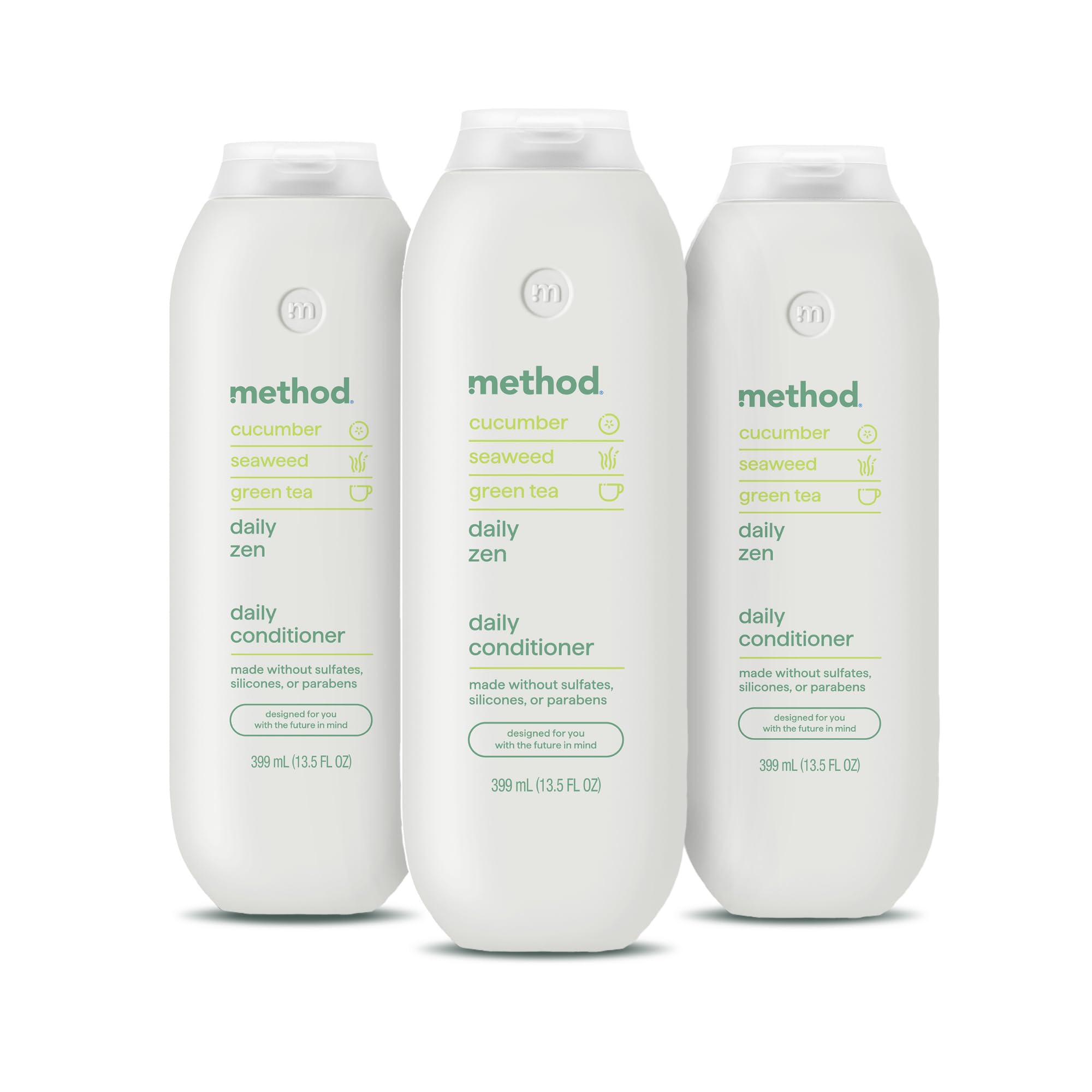 Method Everyday Conditioner bottle front showing the daily zen formula for hair care