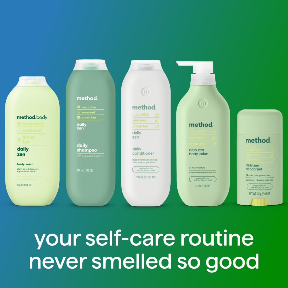 Method Everyday Conditioner quick rinse routine for busy mornings