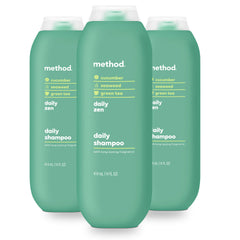 Method Everyday Shampoo bottle with cucumber aroma for daily refresh and clean hair.