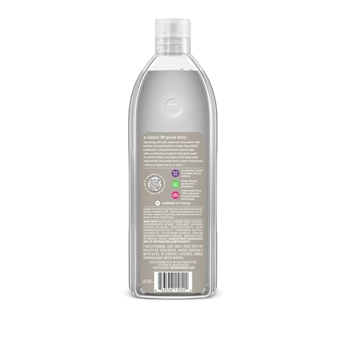 Method refill label close-up showing eco-friendly design