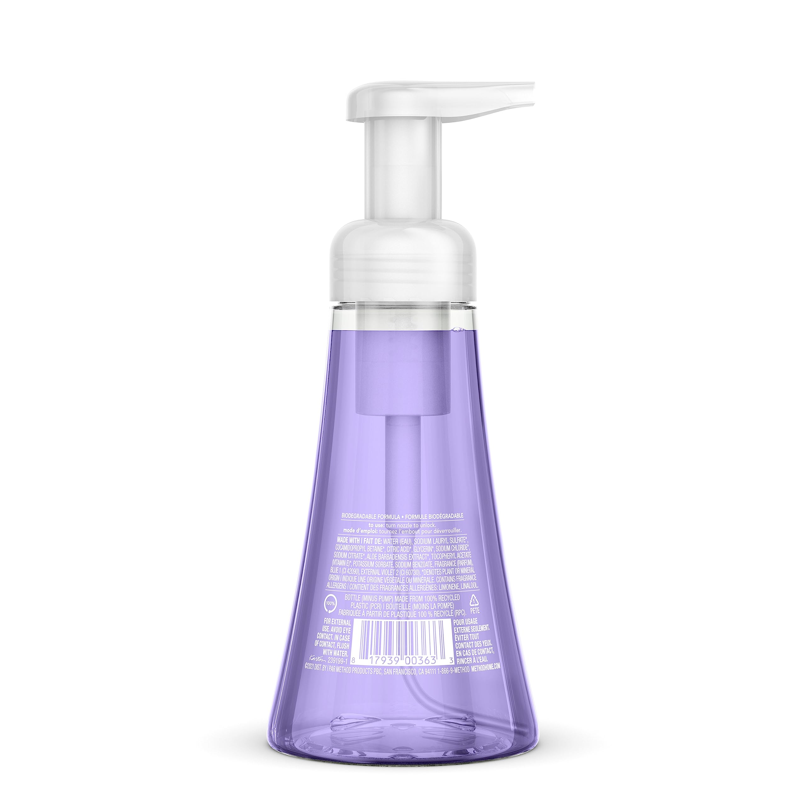 Method Foaming Hand Soap Sea Minerals bottle, ocean-inspired scent for a fresh hand wash.