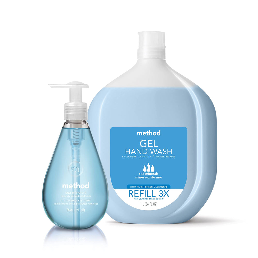 Method Pink Grapefruit packaging highlights 100% recycled PCR materials.