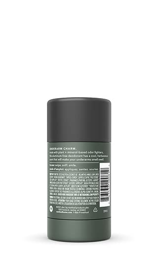 Method Men application scene demonstrates smooth glide on skin with cedar scent.