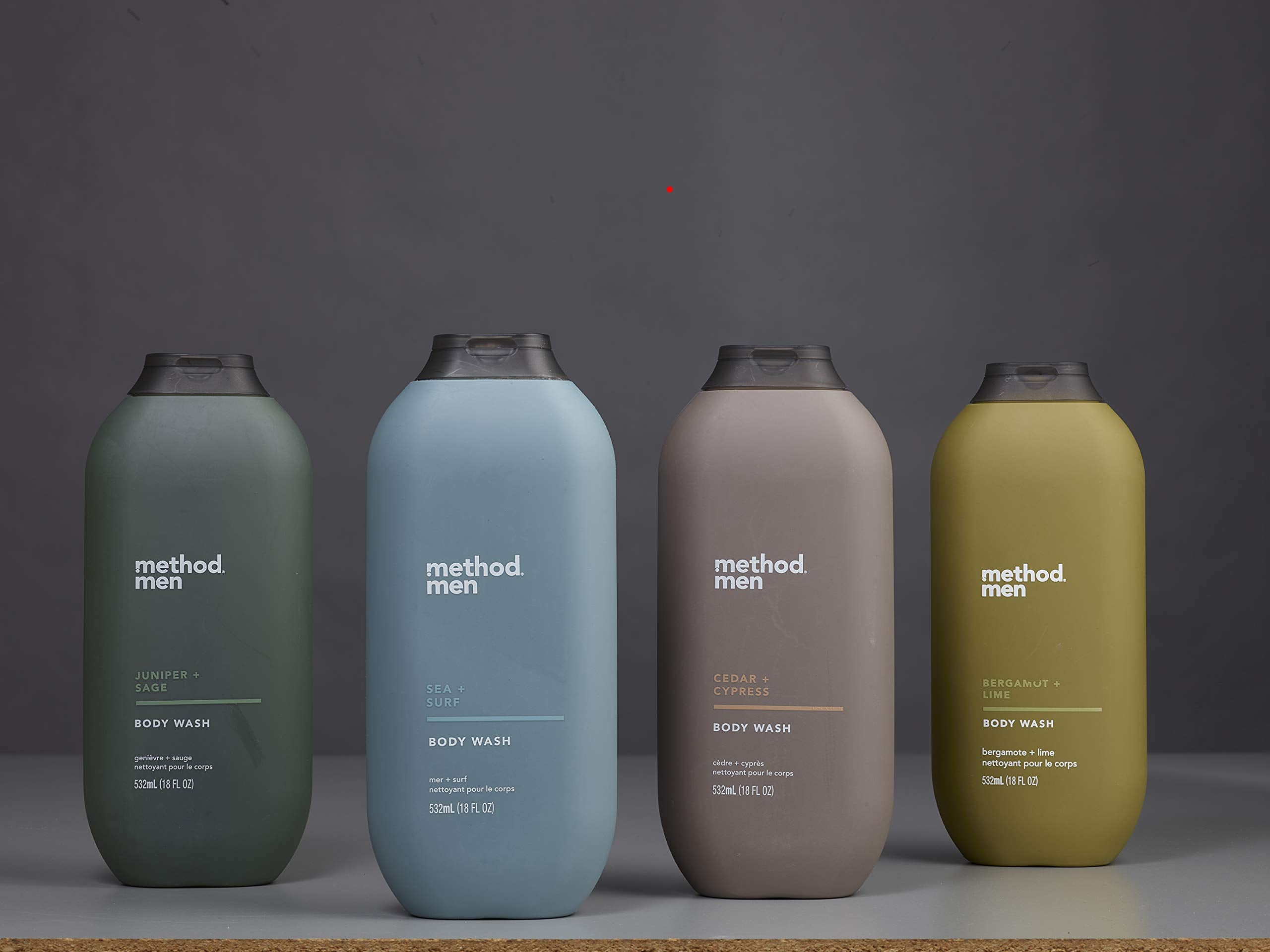 Method Men Juniper Sage pack shot highlighting the versatile body wash trio