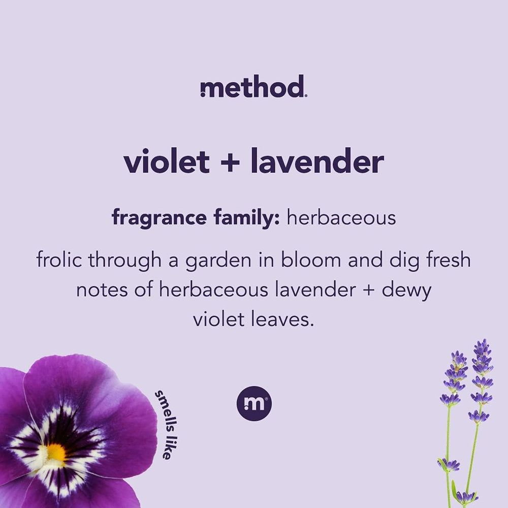 Flacon Method parfum lavande et violette pour une senteur florale délicate