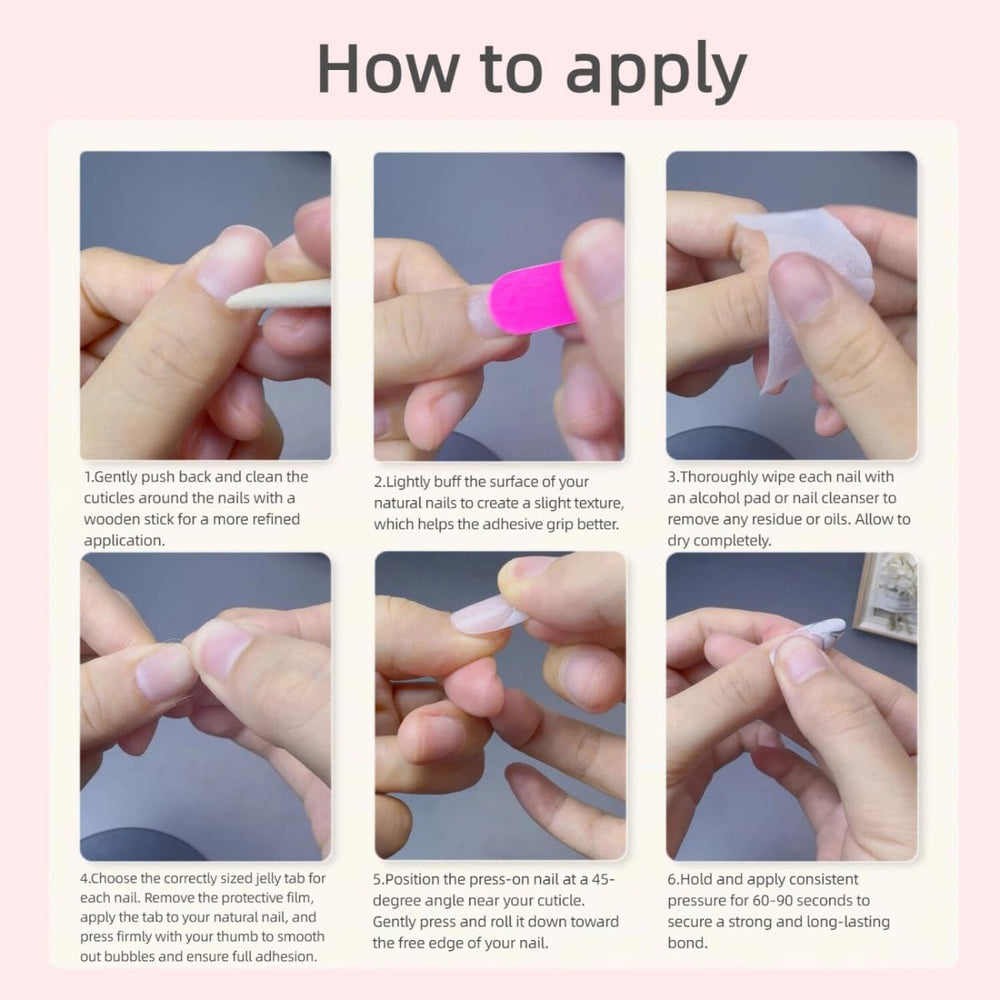 Meticula easy 3-step apply for salon-quality results anywhere.