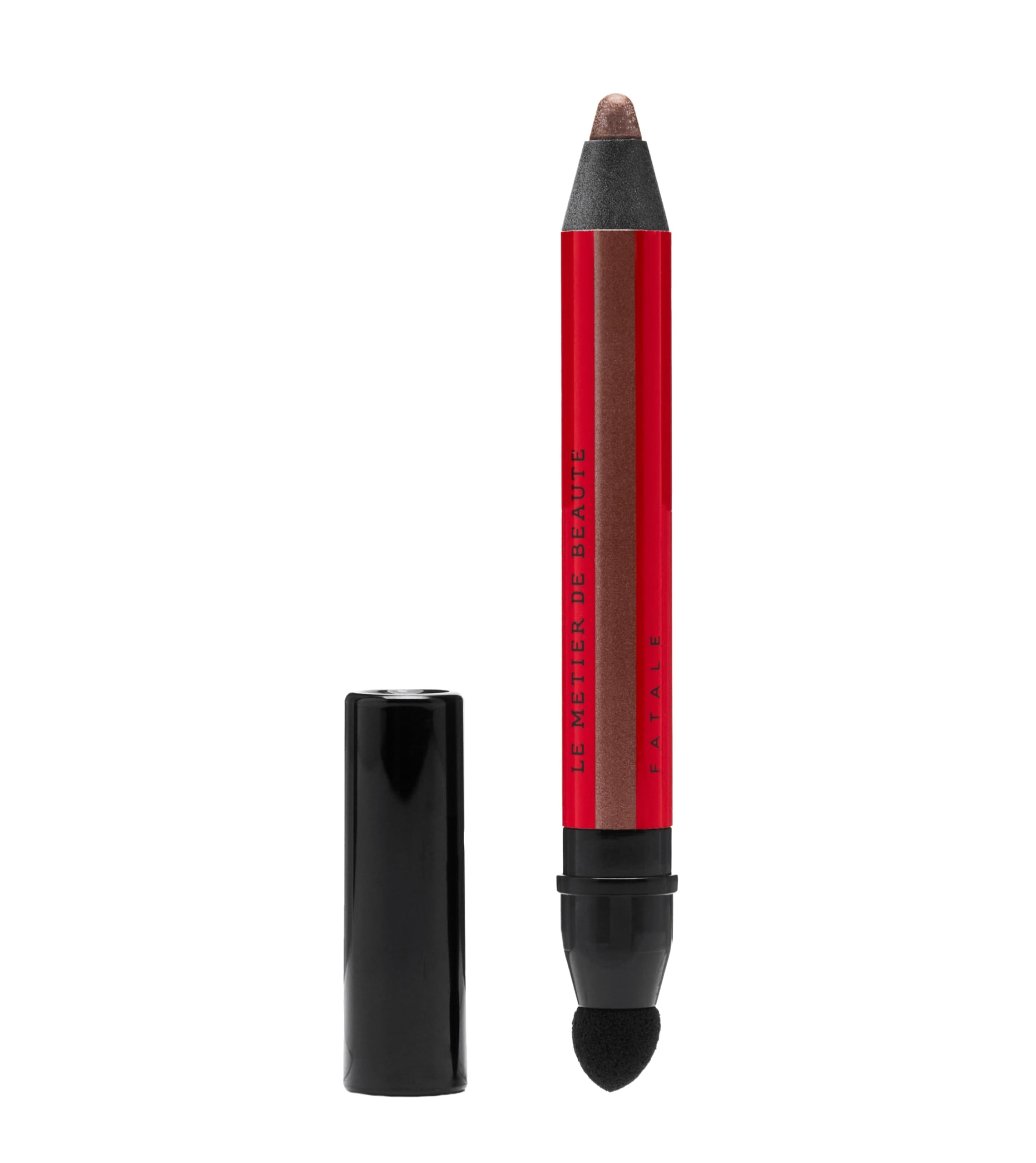 Le Metier De Beaute Le Deux Fatale waterproof formula keeps color intact with minimal transfer.