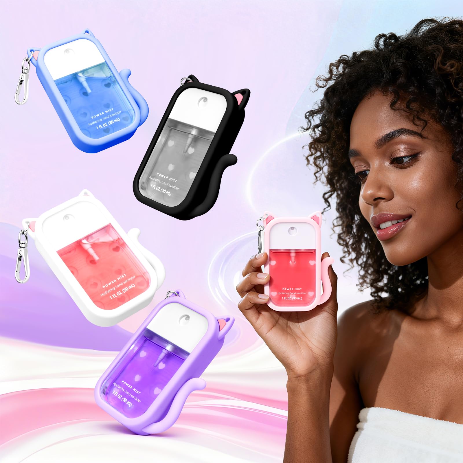 Metyond precise fit protects 30ml Touchland bottle from bumps and leaks.